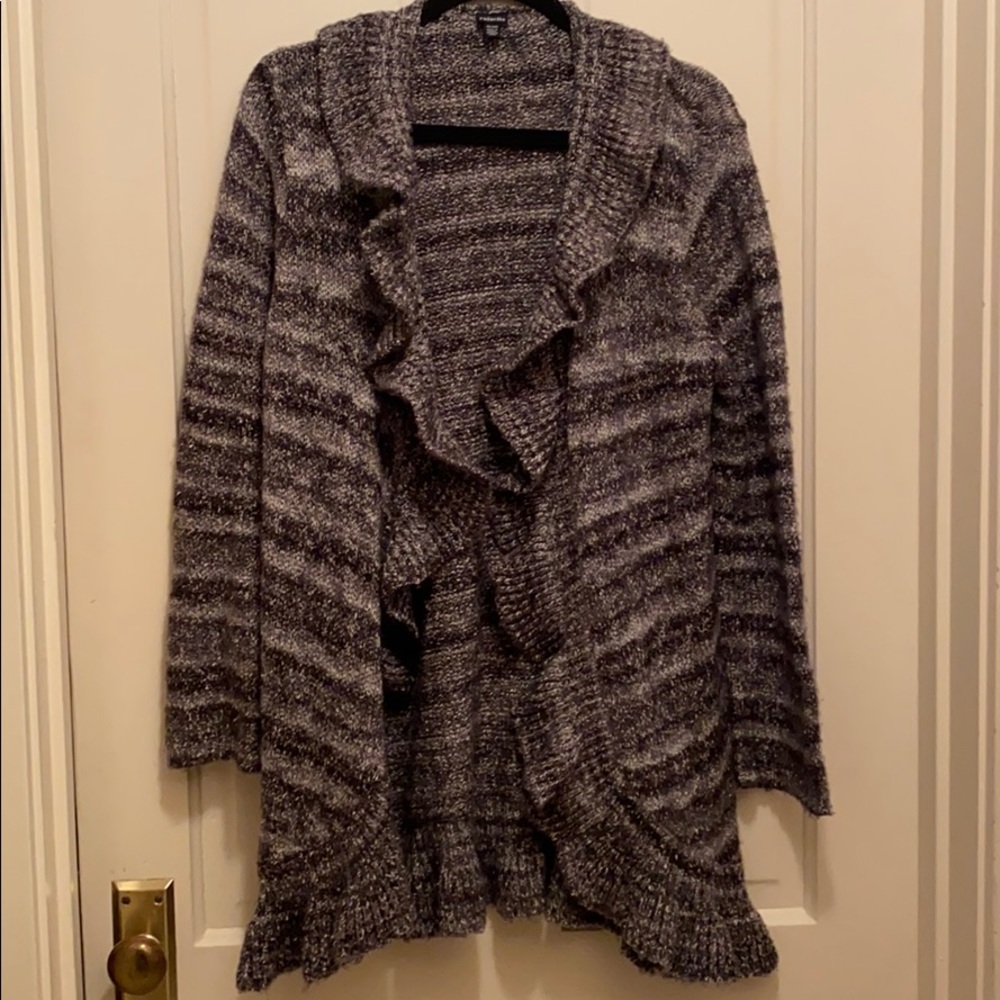 Rafaella Ruffle Cardigan XL